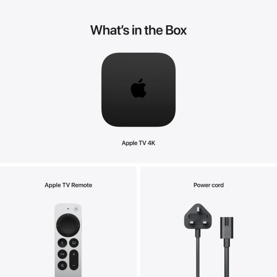 Apple TV 4K (3rd Generation) 64GB Wi-Fi - High-Definition Smart Home Streaming Media Player