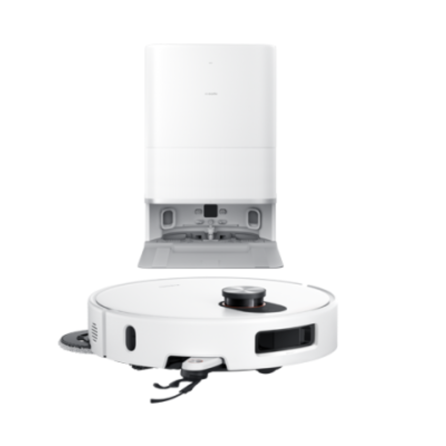 Xiaomi Robot Vacuum 5 EU - 20,000 Pa Suction Power, Dual Anti-Tangle Brushes, All-in-one Hot Water Cleaning Dock, 5200 mAh Battery