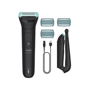 Philips Bodygroom 5000 Series - Triple Protect Shave System, Back Attachment for Hard-to-Reach Areas, Wet & Dry, 60 Mins Runtime