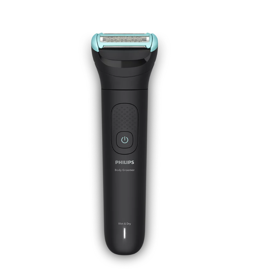 Philips Bodygroom 5000 Series - Triple Protect Shave System, Back Attachment for Hard-to-Reach Areas, Wet & Dry, 60 Mins Runtime