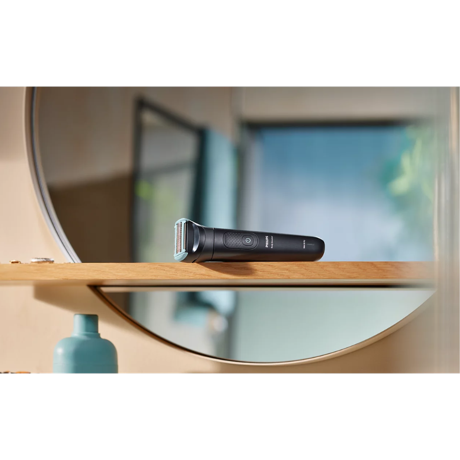Philips Bodygroom 5000 Series - Triple Protect Shave System, Back Attachment for Hard-to-Reach Areas, Wet & Dry, 60 Mins Runtime