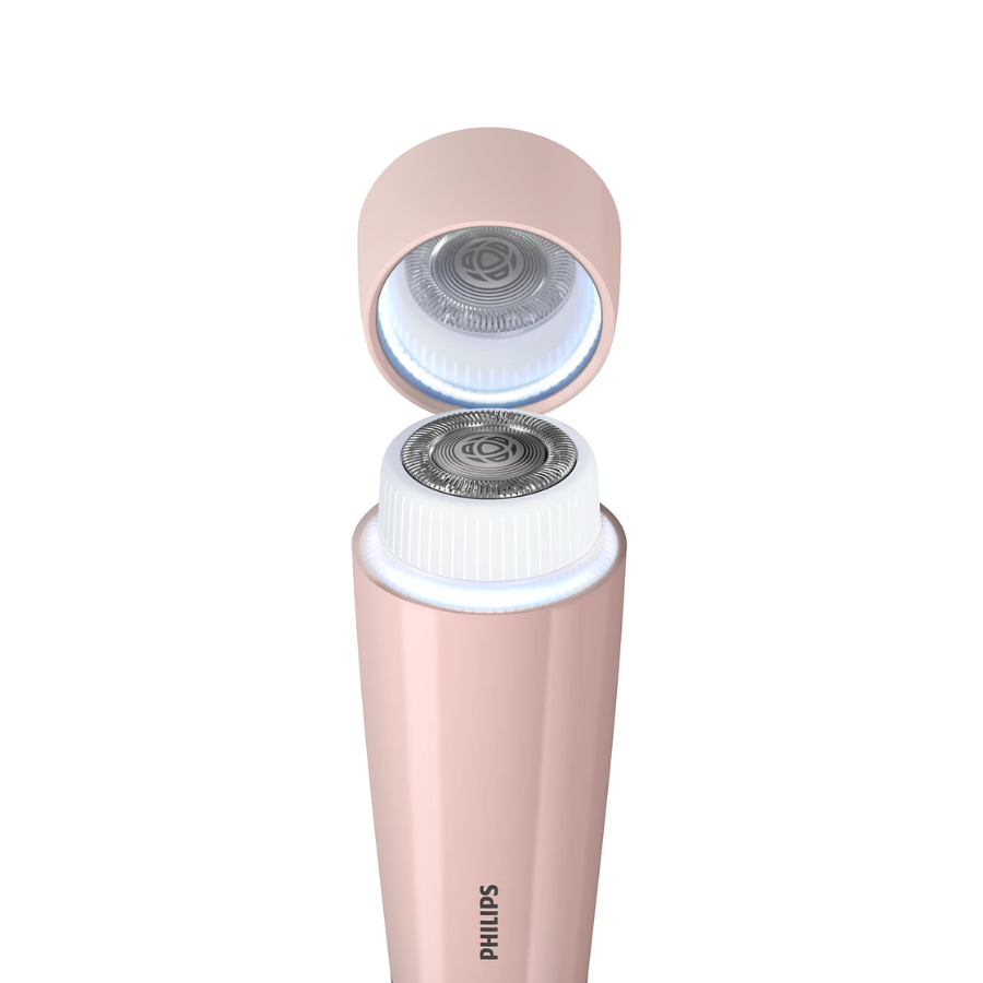 Philips Facial Hair Remover Series 5000 - Compact Design for Smooth Skin, Built-in StarLight, Gentle Shaving Head for Sensitive Skin