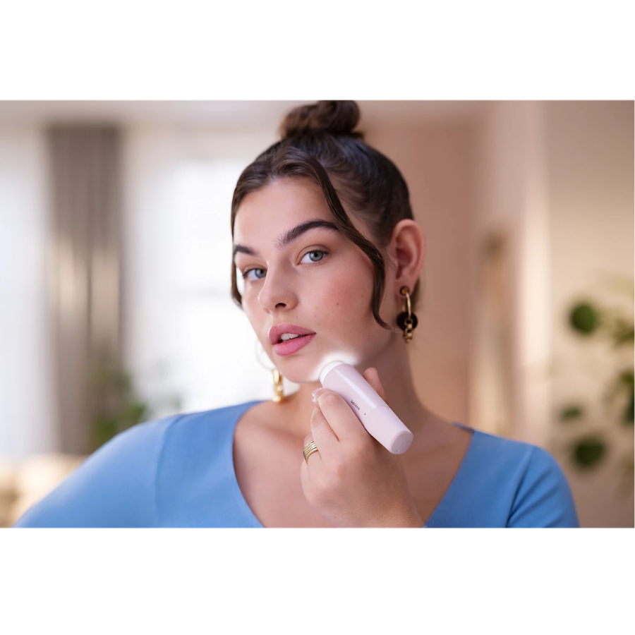 Philips Facial Hair Remover Series 5000 - Compact Design for Smooth Skin, Built-in StarLight, Gentle Shaving Head for Sensitive Skin