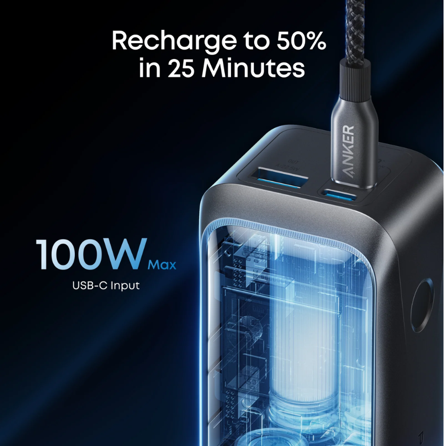 Anker Prime Power Bank (20K, 220W) - Ultra-Fast Charging, 20,000mAh Capacity, Smart Digital Display & Triple Port Output