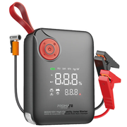 Promate PatrolPack-4 4-in-1 Car Emergency Kit - 800A Jump Starter, 150PSI Air Compressor, 10000mAh Power Bank & LED Flashlight