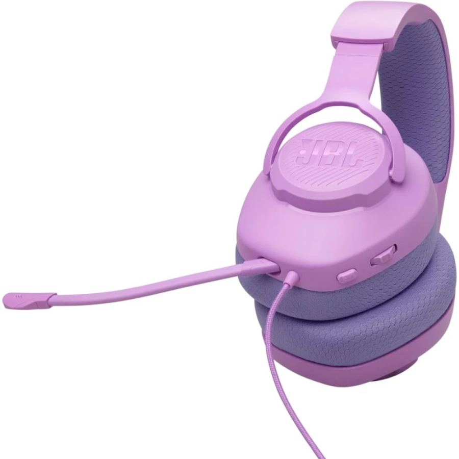 JBL Quantum 100M2 Over-Ear Gaming Headset - Immersive Sound, Detachable Microphone & Multi-Platform Compatibility
