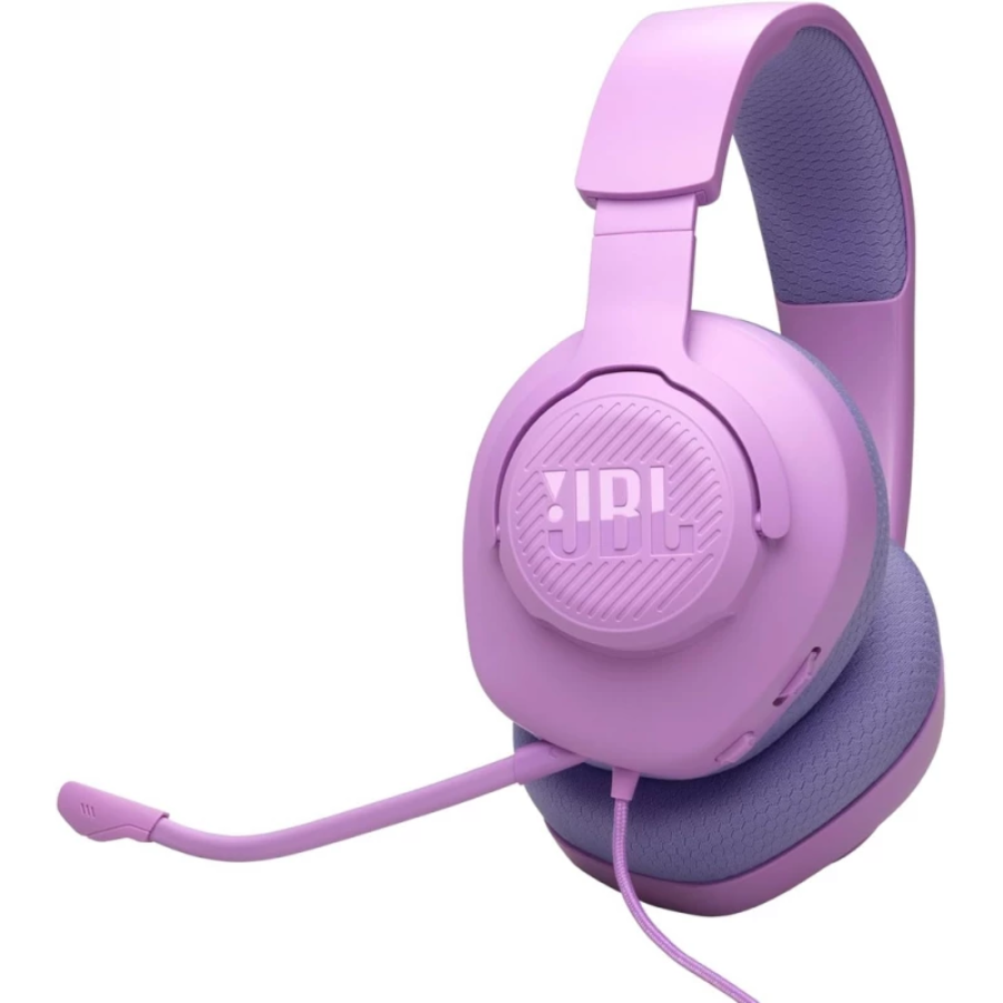 JBL Quantum 100M2 Over-Ear Gaming Headset - Immersive Sound, Detachable Microphone & Multi-Platform Compatibility