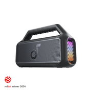 Anker Soundcore Boom 2 Portable Bluetooth Speaker - 80W Max Output, BassUp 2.0 Technology, Beat-Synced Light Show & IPX7 Waterproof
