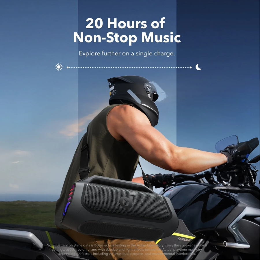 Anker Soundcore Boom 2 Plus Portable Bluetooth Speaker - 140W Max Output, BassUp 2.0 Technology & IPX7 Waterproof