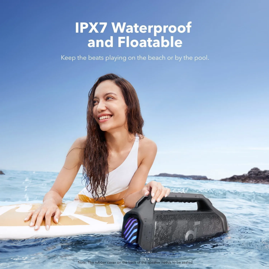 Anker Soundcore Boom 2 Plus Portable Bluetooth Speaker - 140W Max Output, BassUp 2.0 Technology & IPX7 Waterproof