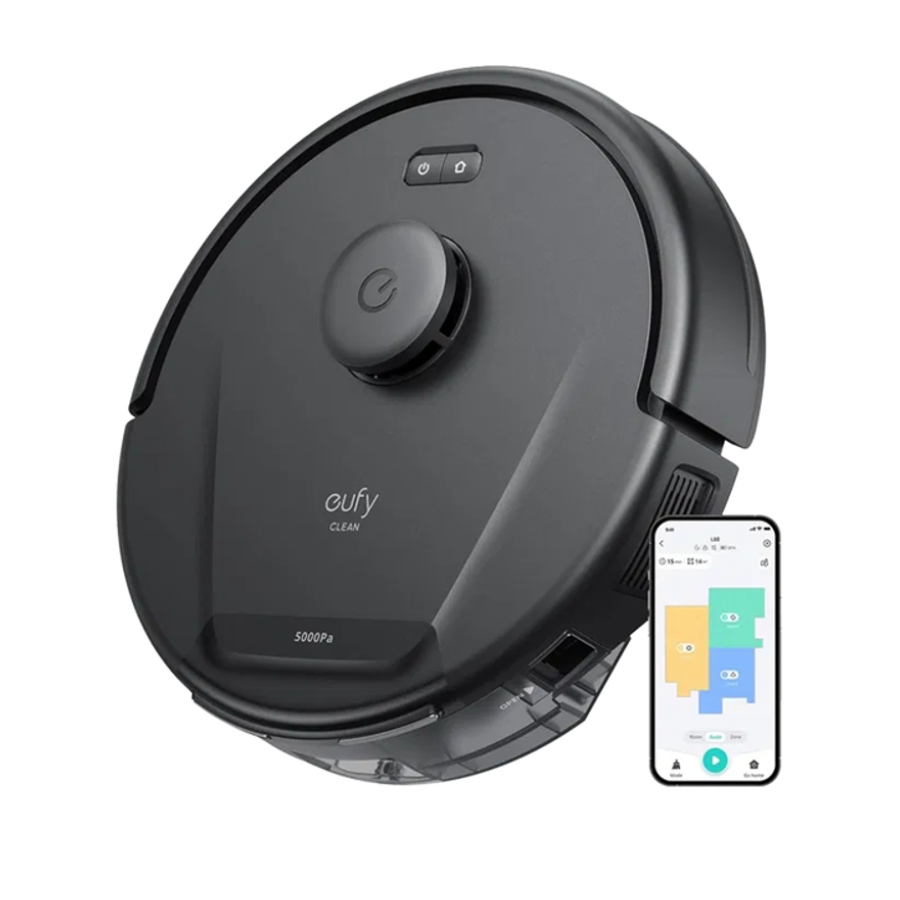 eufy Clean L60 Robot Vacuum - 5000Pa Ultra-Strong Suction, iPath Laser Navigation & Hair Detangling Technology