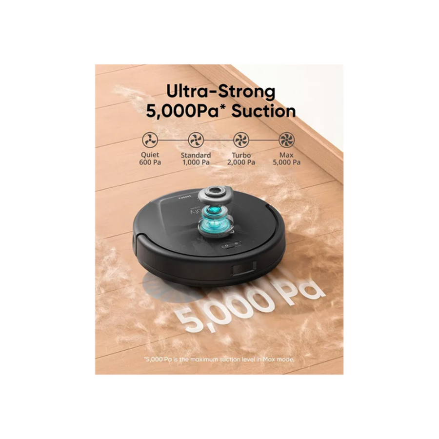 eufy Clean L60 Robot Vacuum - 5000Pa Ultra-Strong Suction, iPath Laser Navigation & Hair Detangling Technology