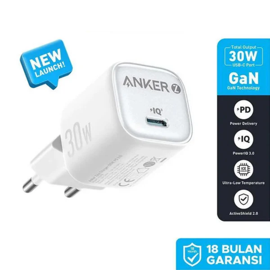Anker Zolo 30W USB-C Fast Wall Charger (A2698L11)