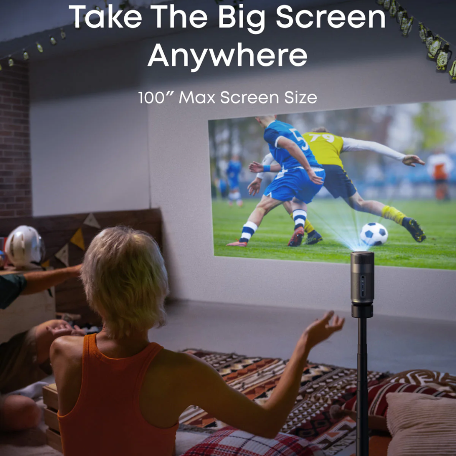 Nebula Capsule Air Portable Projector D4112 Smart Mini Projector with Built In Speaker and Rechargeable Battery