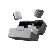 DJI Mic Mini 2 Wireless Microphone System Dual Transmitters and Receiver Combo with 90 Hour Battery Life and Charging Case