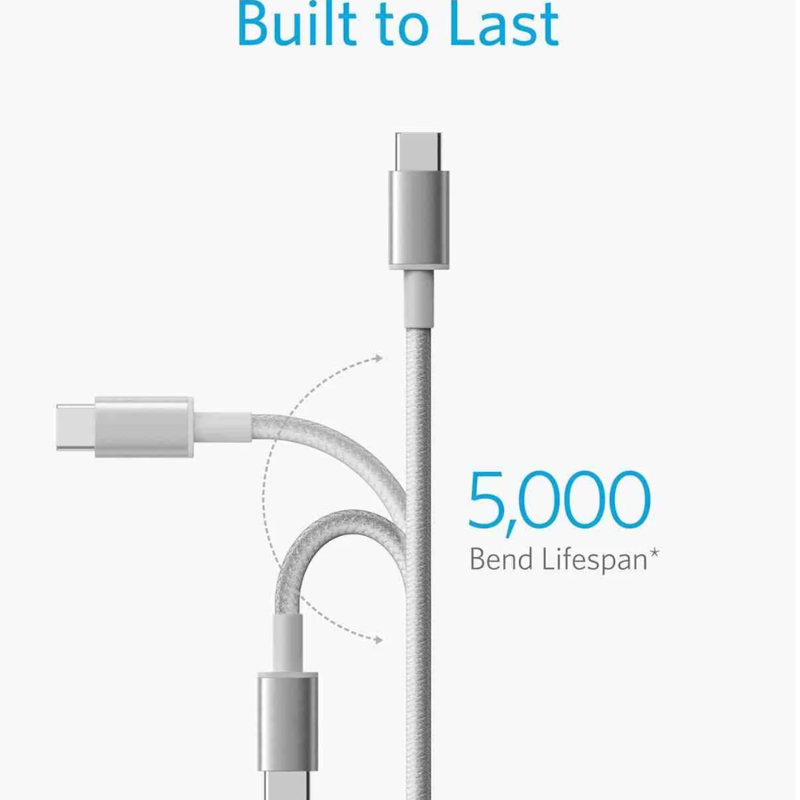 Anker USB-C to USB-C 100W Fast Charging Cable - 1m