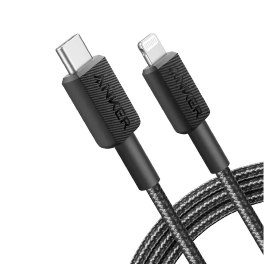Anker 322 USB-C to Lightning Cable 10ft Premium Braided Nylon Charging Cord