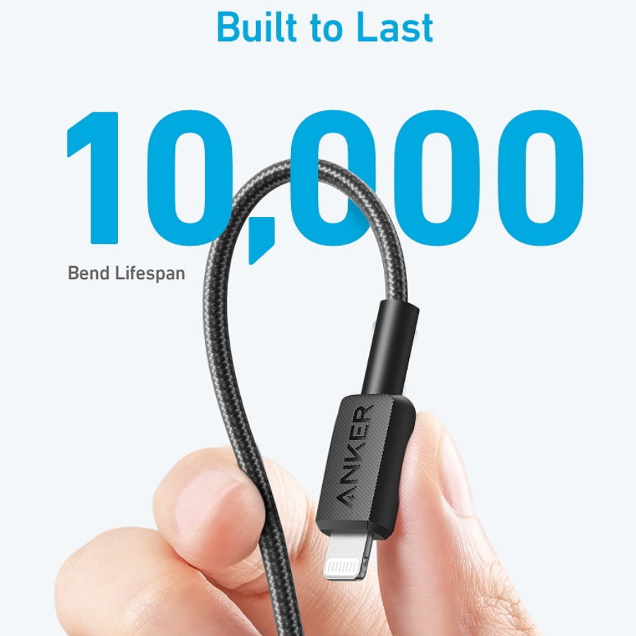 Anker 322 USB-C to Lightning Cable (3ft)