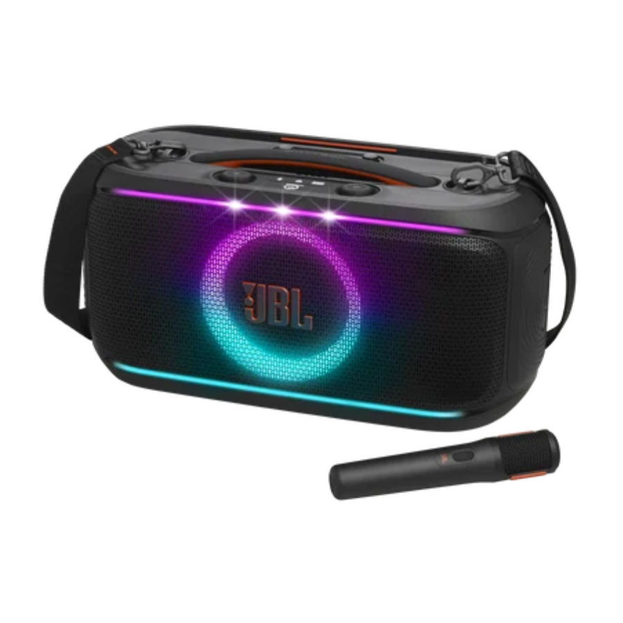 JBL PartyBox On-The-Go 2 Portable Party Speaker with Wireless Mic