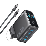 Anker 140W 4-Port Foldable GaN Fast Charger with 240W USB-C Cable B2697