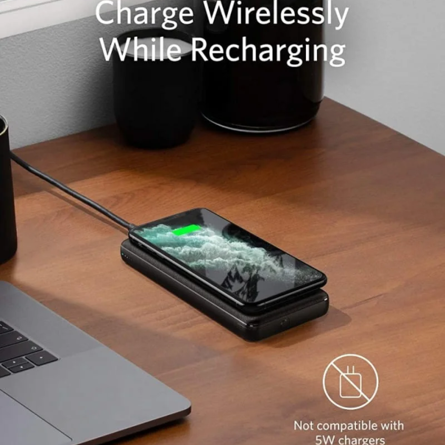 Anker 533 PowerCore III Sense 10K Wireless Power Bank 10000mAh 18W - Black