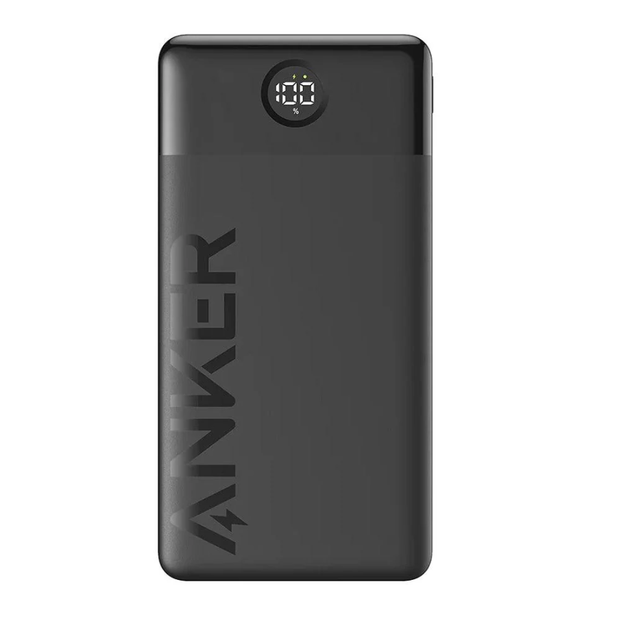 Anker 324 Power Bank 10000mAh 12W with USB and Type-C Ports - Black