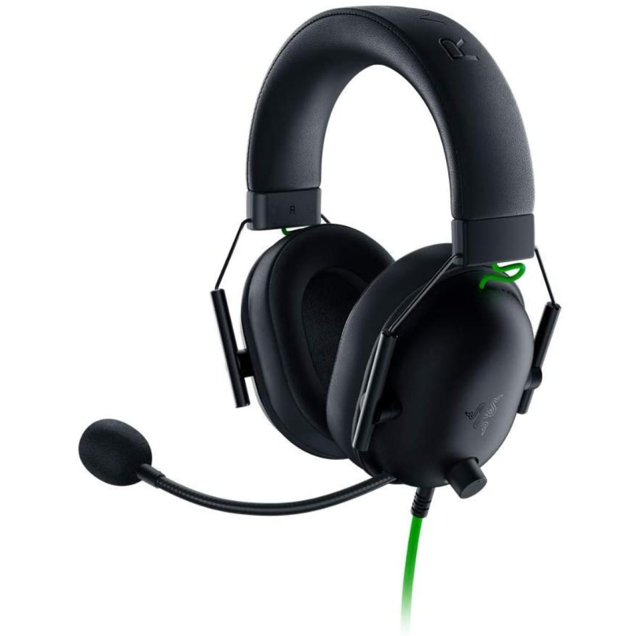 Razer BlackShark V2 X Wired Gaming Headset with 7.1 Surround Sound - Black