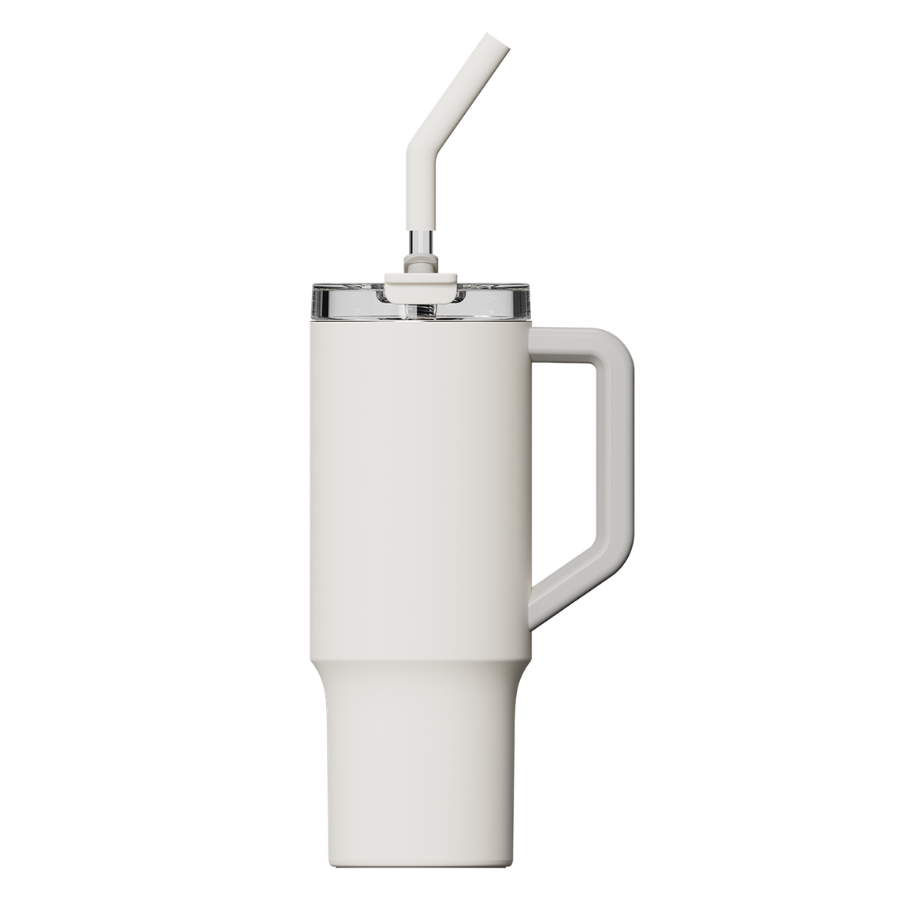 Xiaomi Insulated Straw Mug 1L - Stainless Steel Tumbler with Built-in Straw, High-Capacity Thermal Bottle for Hot & Cold Drinks