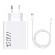 Xiaomi 120W Charging Combo (Type-A) - Ultra-Fast Wall Charger with USB-C Cable