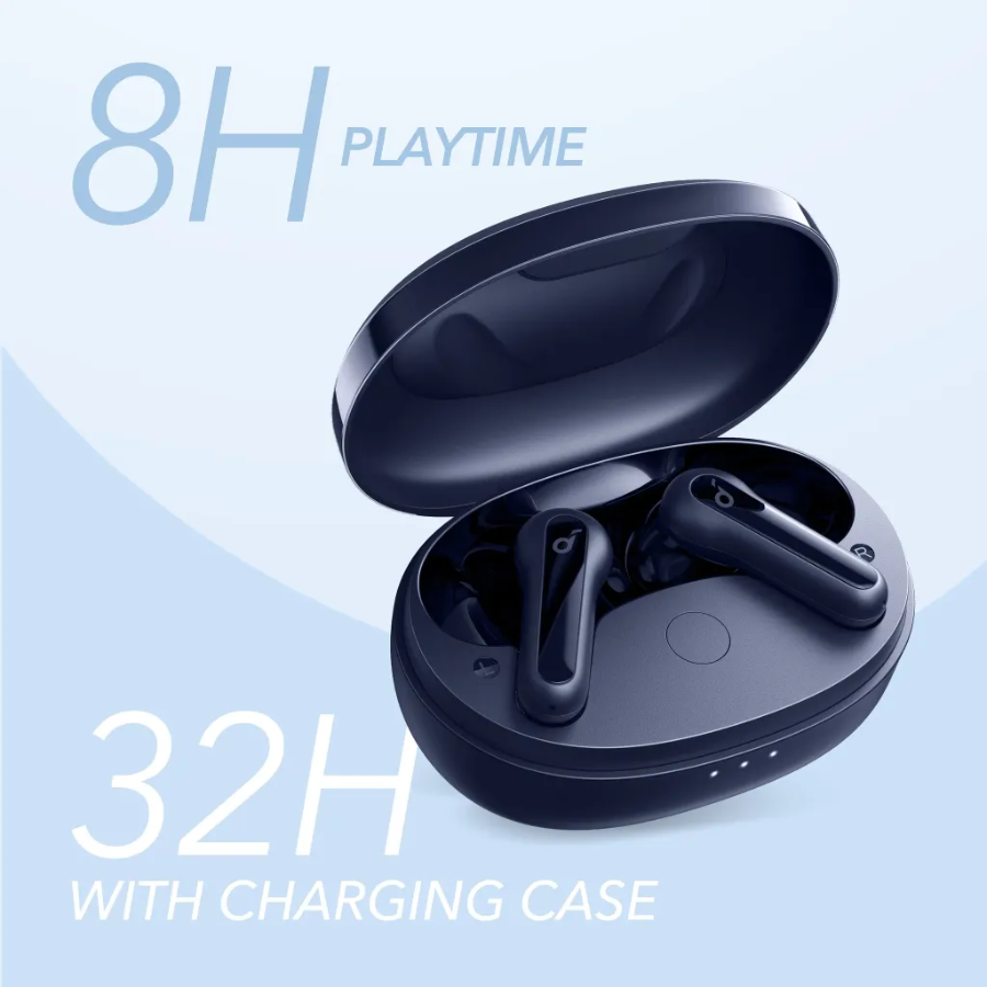 Soundcore by Anker Life P2 Mini سماعات أذن لاسلكية حقيقية - سماعات بلوتوث صغيرة الحجم مع 3 أوضاع للمعادلة الصوتية