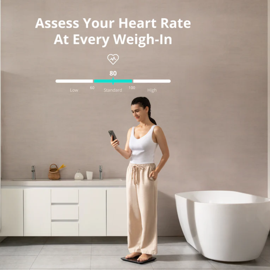 eufy Smart Scale P2 Pro Digital Health Scale - 16 Body Composition Measurements, Wi-Fi & Bluetooth, Heart Rate Monitor & 3D Virtual Body Model