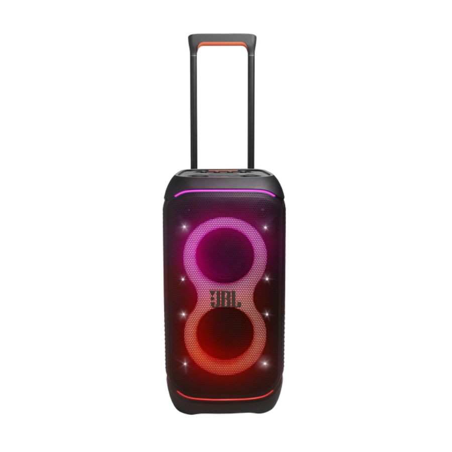 JBL PartyBox Stage 320 Portable Party Speaker - Powerful JBL Pro Sound, Adaptive Light Show, 18-Hour Battery & IPX4 Splashproof