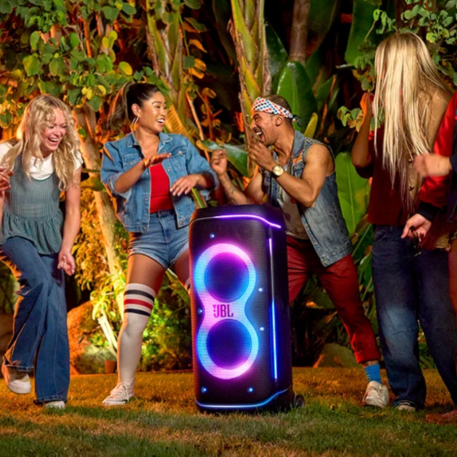JBL PartyBox Wireless Professional Party Speaker 800W High-Output Audio System with Dynamic Light Show, Bluetooth Connectivity and Splashproof Design