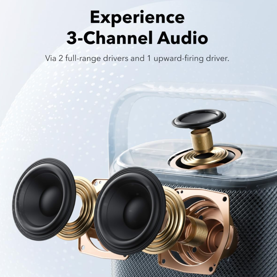 Anker Soundcore Motion X500 Portable Bluetooth Speaker - Immersive Spatial Audio, Wireless Hi-Res Sound & IPX7 Waterproof