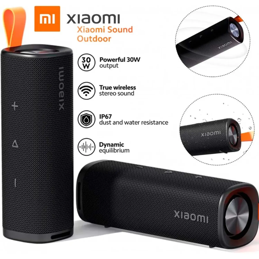 Xiaomi Sound Outdoor - 30W Powerful Sound - Deep Bass & IP67 Water/Dust Resistance