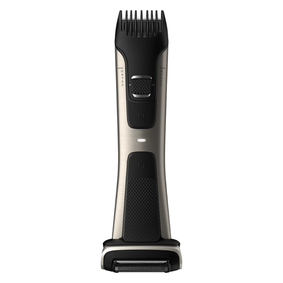 Philips Bodygroom Series 7000 - Dual-Sided Body Groomer (Shave & Trim), 4D Contour Following Shaver, 80 min Battery - BG7025/13