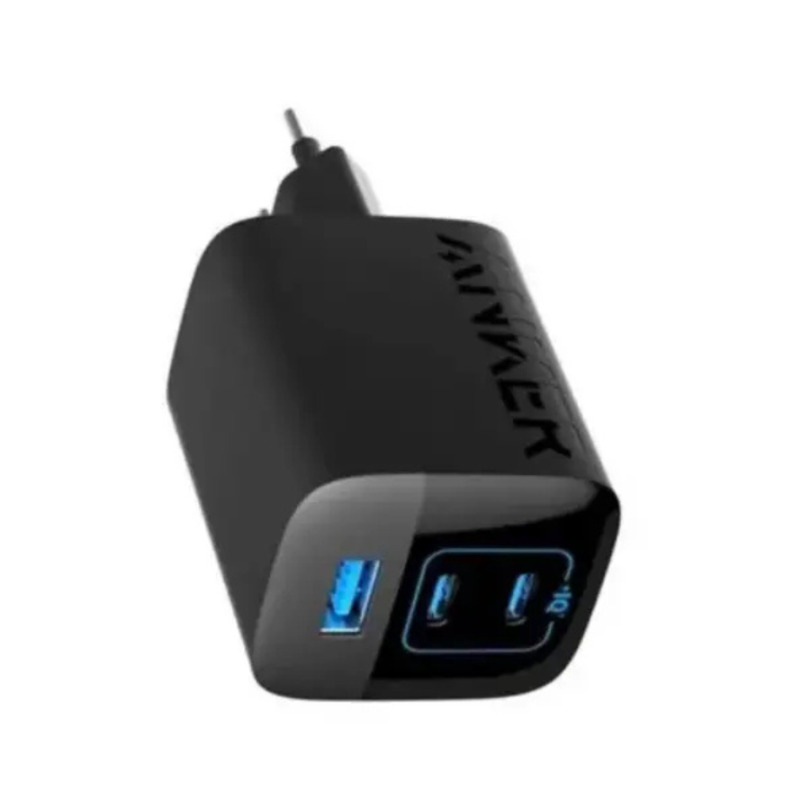 Anker 336 Charger 67W USB-C GaN Fast Charger - 3-Port Desktop Adapter (2x USB-C, 1x USB-A) - Compact Foldable Design - PowerIQ 3.0 Technology - Multi-Device High-Speed Charging