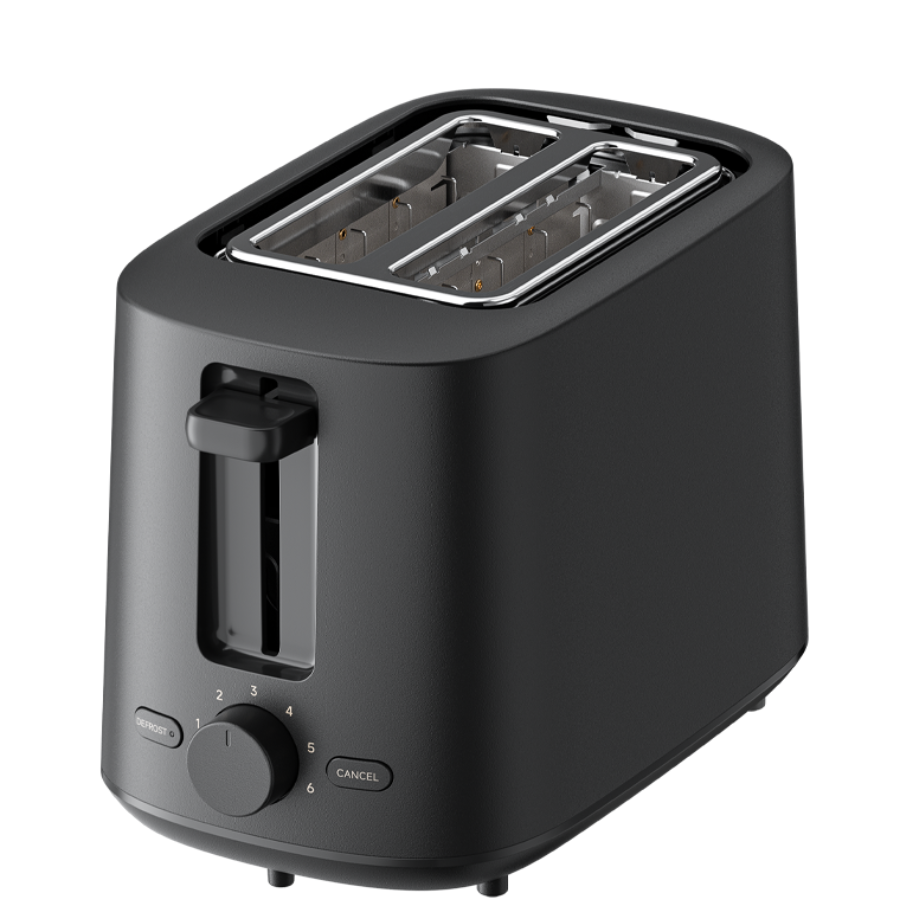 Xiaomi Toaster 850W - 7 Browning Levels, Dual Wide Slots, Defrost & Reheat Functions, with Sleek Modern White Design