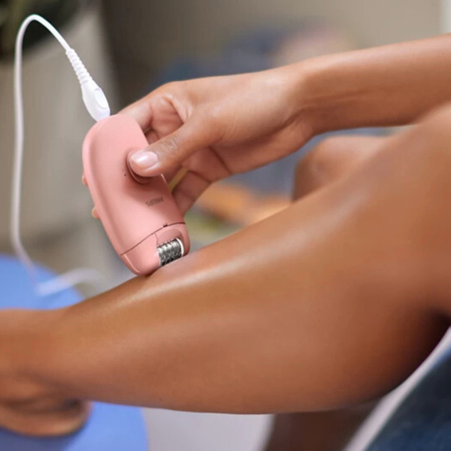 Philips Epilator - Corded, Series 2000, Effective Removal System, 2 Speed Settings, Washable Head, & Ergonomic Design - BRE229/00