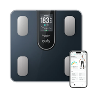 ميزان eufy الذكي C20 - 15 قياساً للجسم، شاشة LED مخفية، دمج التطبيق، أسود - T9130011