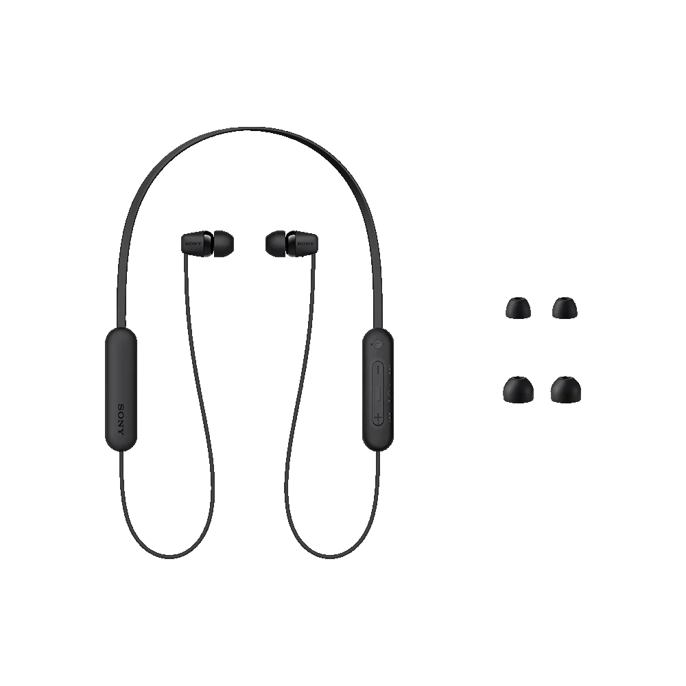 Sony WI-C100 Wireless In-Ear Headphones - 25-Hour Battery Life & Neckband Design
