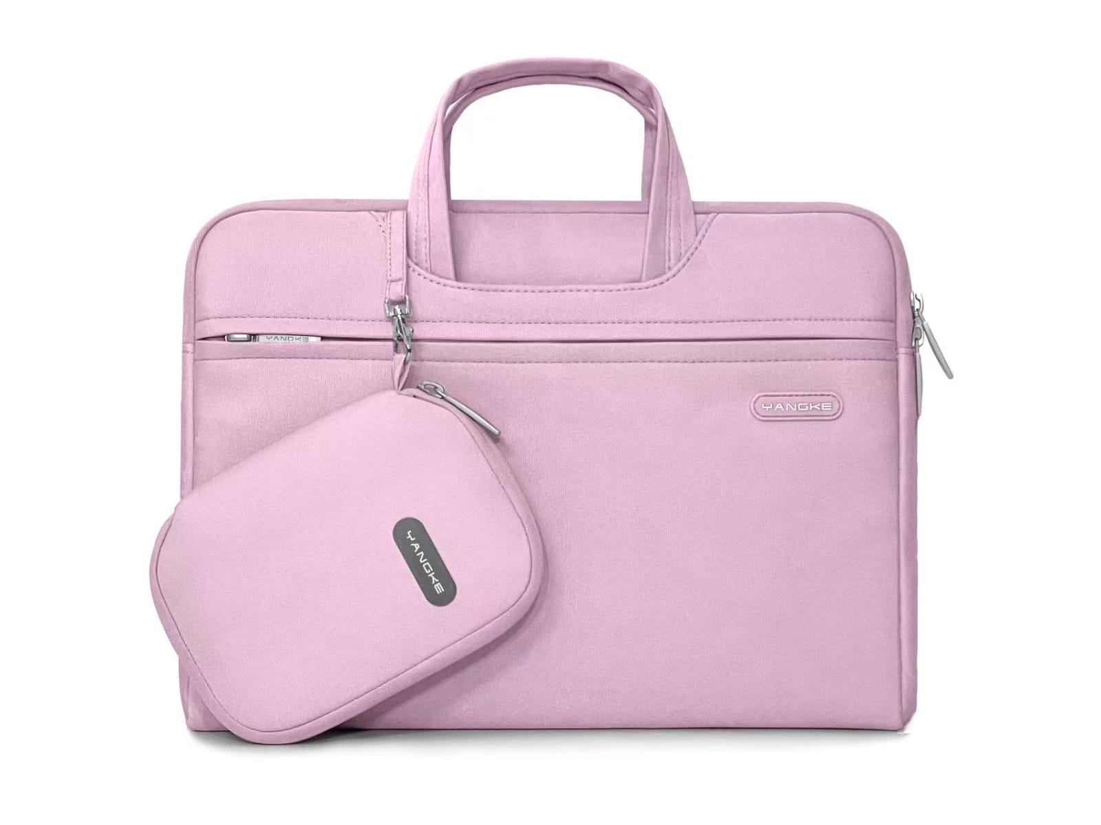 Yangke 14-Inch Laptop Bag Set - Slim Modern Design, Superior Shockproof Protection & Water-Resistant with Bonus Accessories Pouch