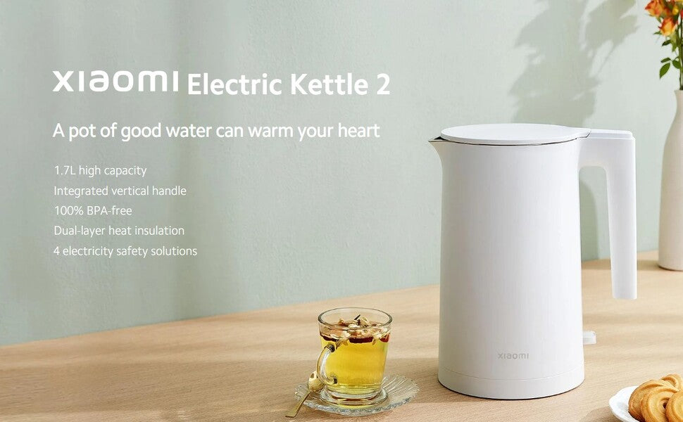 Xiaomi Electric Kettle 2 — Minimal Design for Everyday Boiling