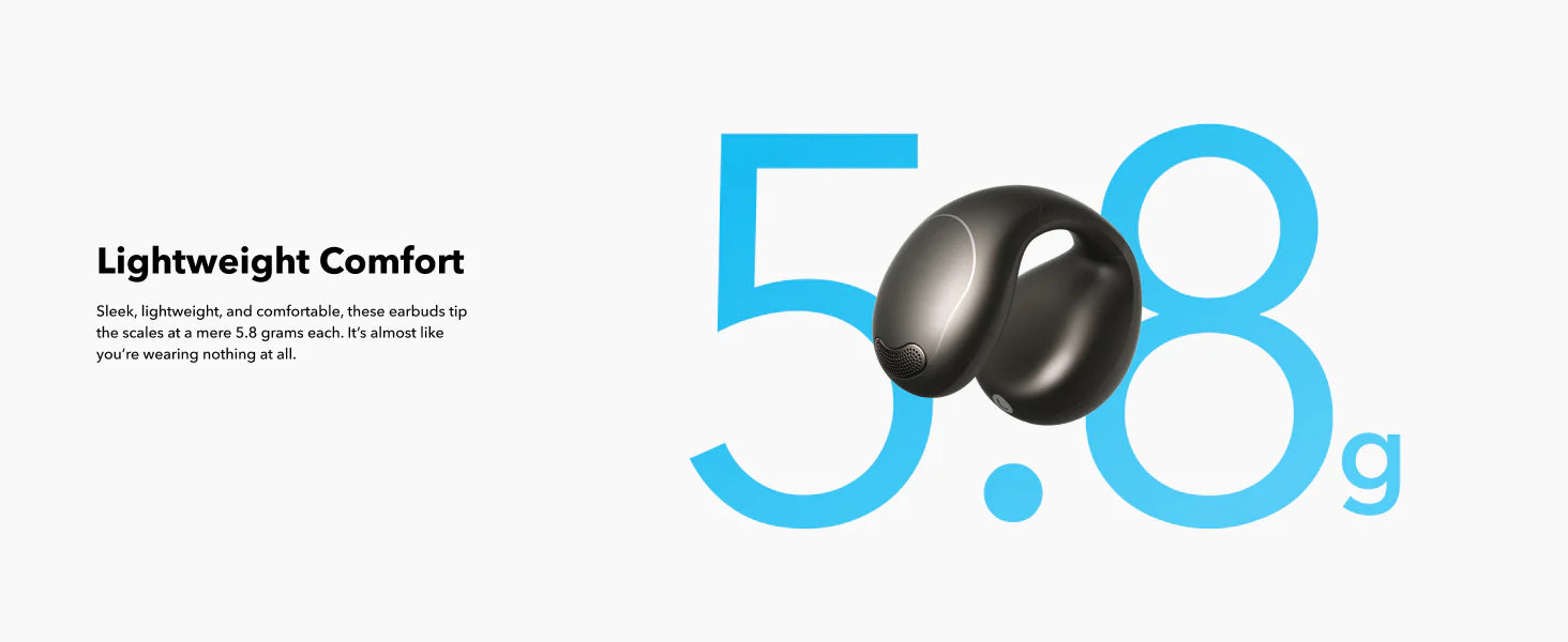Anker C40iAnkerSoundcore C40i | Flexible and Comfortable Clip-On Earbuds