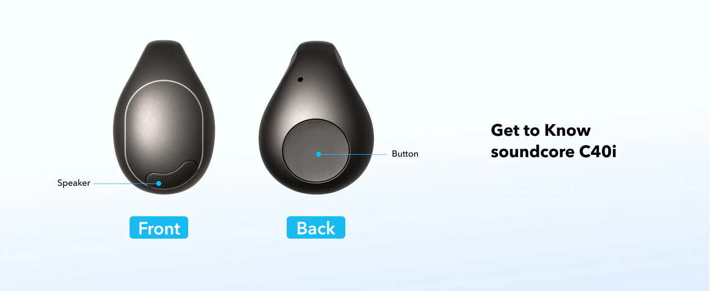 Anker C40iAnkerSoundcore C40i | Flexible and Comfortable Clip-On Earbuds