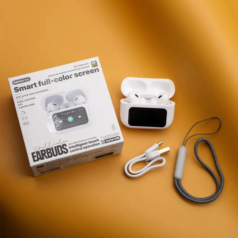 Remax CozyPods W30N Noise Cancelling True Wireless Earbuds with Touch Screen