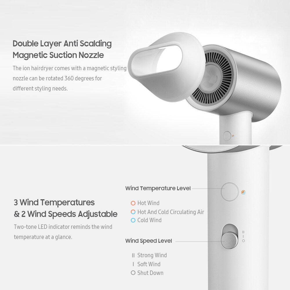 Xiaomi Water Ionic Hair Dryer H500 — Smooth Drying with Ionic Care