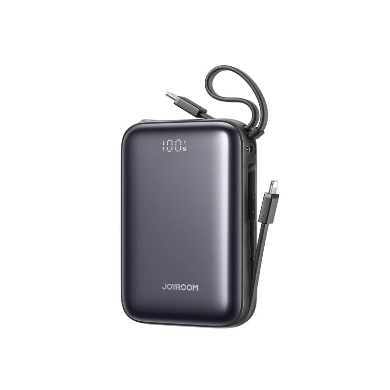 شاحن متنقل صغير من جوي روم JR-PBF29 بقوة 22.5 واط وسعة 20000 مللي أمبير مع كابل USB-C مدمج