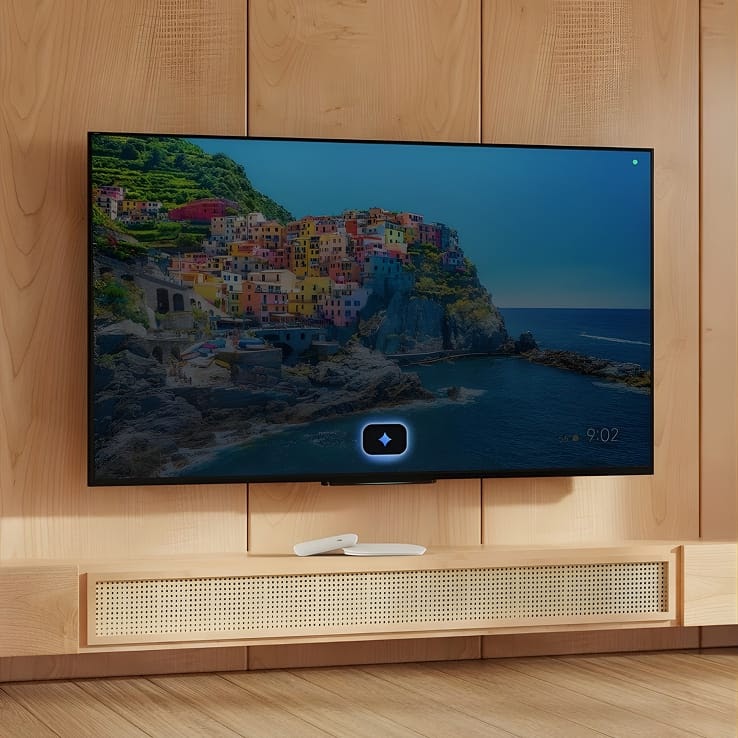 جهاز بث Google TV 4K - بث ذكي مع ريموت تحكم صوتي (32 جيجابايت)