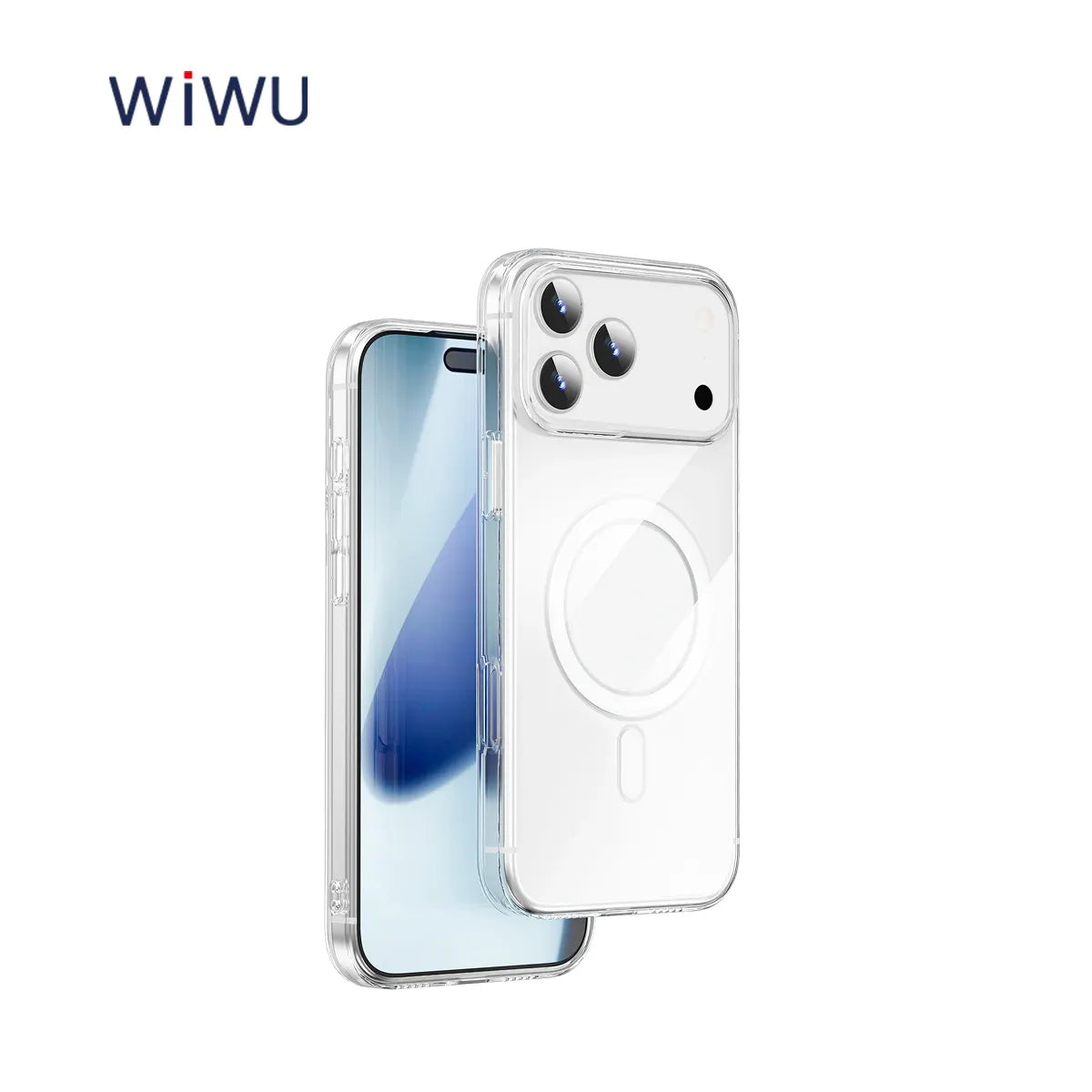 WiWU Invisible Pro YXK-207 Transparent Magnetic Clear Case — Protective MagSafe-Style Cover for iPhone 17 Pro Max